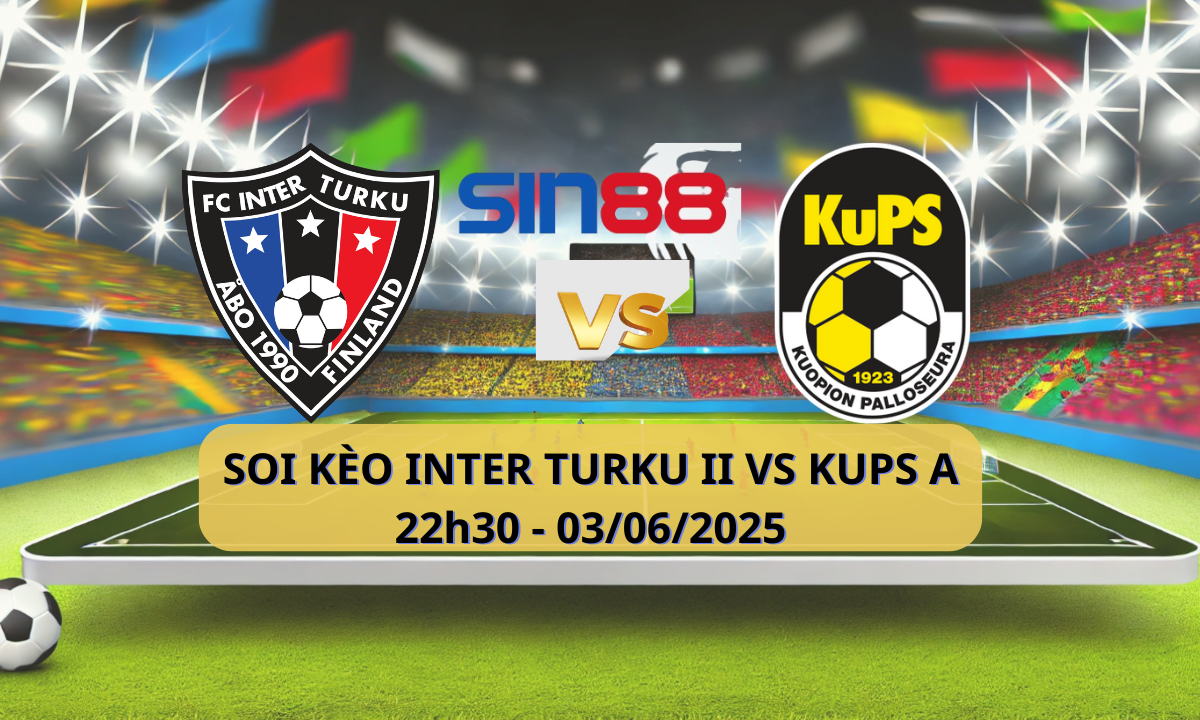 Inter Turku II đối đầu Kups Akatemia